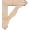 Ekena Millwork Funston Arts and Crafts Smooth Bracket w/ Offset Brace, Douglas Fir, 7 1/2"W x 26"D x 30"H BKT0806X26X30FST03SDF - alternate 3
